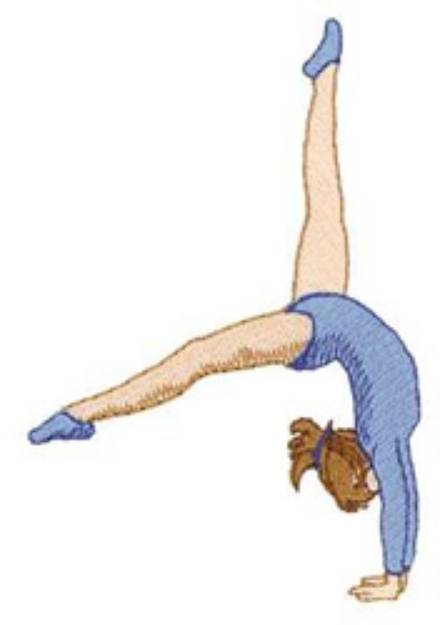 Picture of Hand Stand Machine Embroidery Design