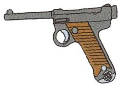 Pistol Machine Embroidery Design