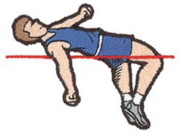 Picture of High Jumper Machine Embroidery Design