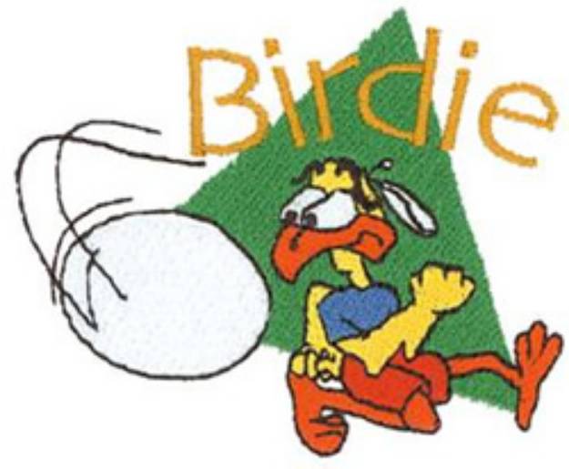Picture of Birdie Machine Embroidery Design
