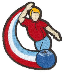Bowler Logo Machine Embroidery Design
