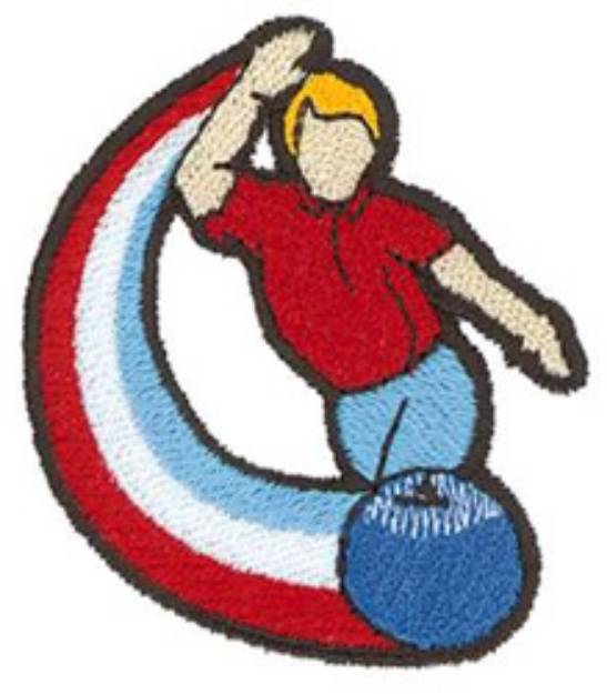 Picture of Bowler Logo Machine Embroidery Design
