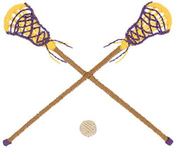 Lacrosse Gear Machine Embroidery Design