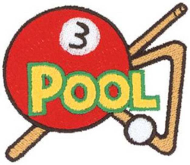 Picture of Pool Equipment Machine Embroidery Design