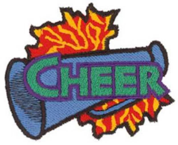Picture of Cheer Logo Machine Embroidery Design