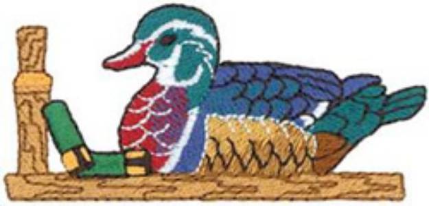 Picture of Duck Decoy Machine Embroidery Design