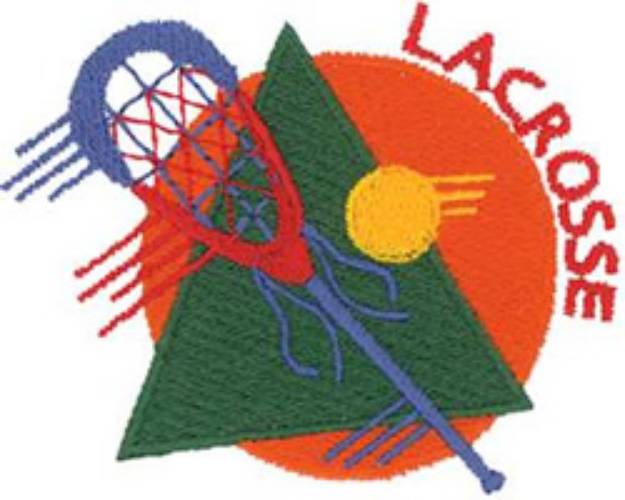 Picture of Lacrosse Logo Machine Embroidery Design
