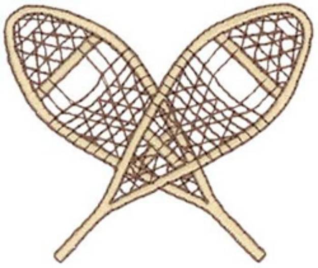 Picture of Snowshoes Machine Embroidery Design
