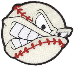 Crazy Baseball Machine Embroidery Design