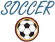 Picture of Soccer Applique Machine Embroidery Design