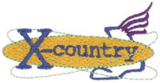 Picture of X Country Machine Embroidery Design
