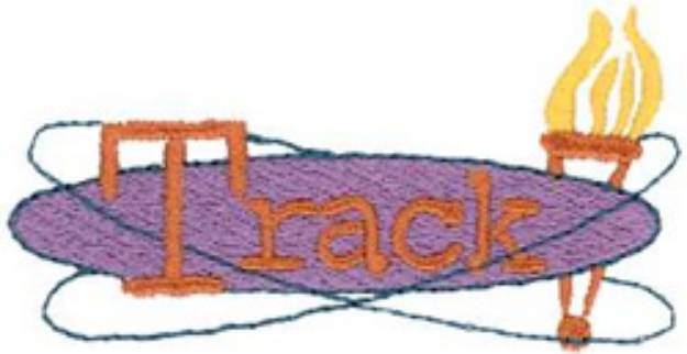 Picture of Track Machine Embroidery Design
