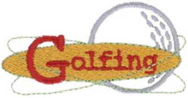 Picture of Golfing Machine Embroidery Design