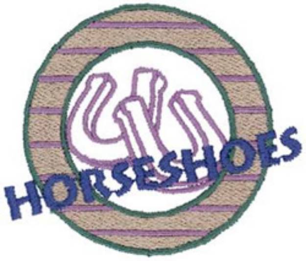 Picture of Horseshoes Machine Embroidery Design