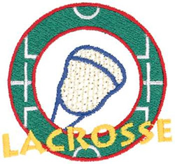 Lacrosse Machine Embroidery Design