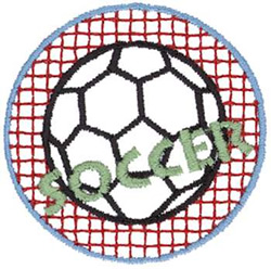 Soccer Machine Embroidery Design