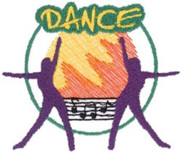 Picture of Dance Machine Embroidery Design