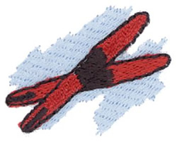 Water Skis Machine Embroidery Design