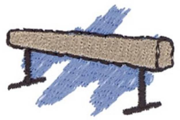 Picture of Balance Beam Machine Embroidery Design