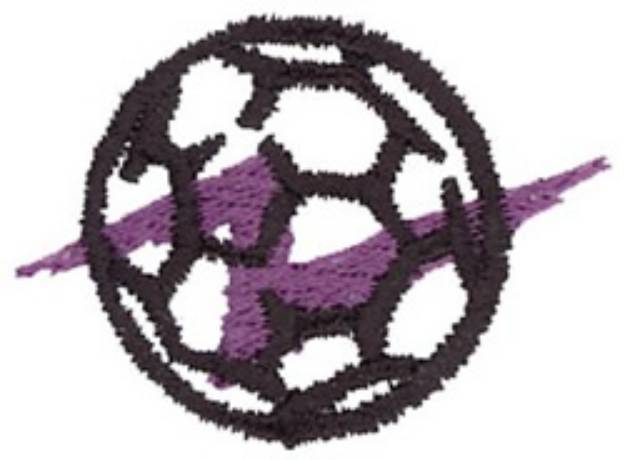 Picture of Soccer Ball Outline Machine Embroidery Design