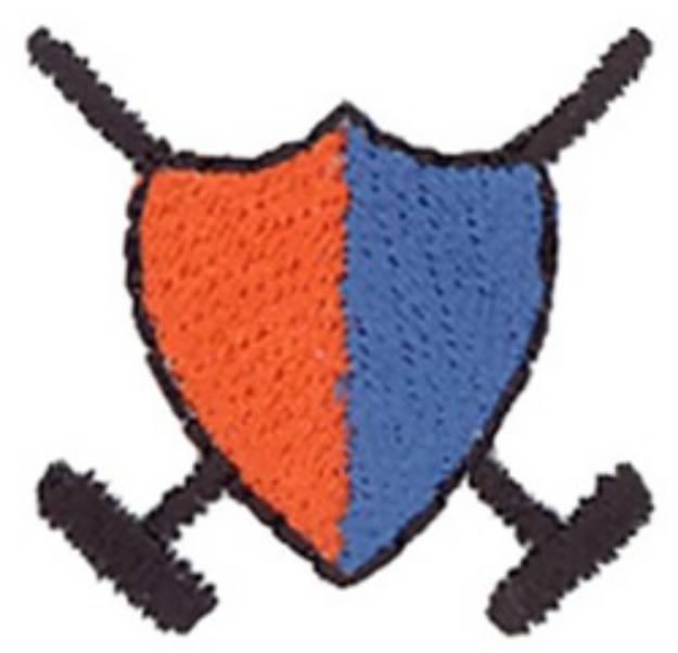 Picture of Croquet Crest Machine Embroidery Design