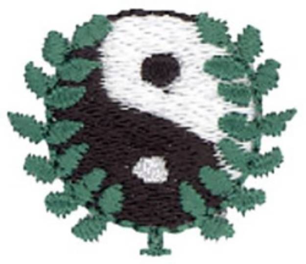 Picture of Yin Yang Wreath Machine Embroidery Design