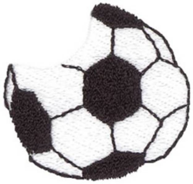 Picture of Sliced Soccer Ball Machine Embroidery Design