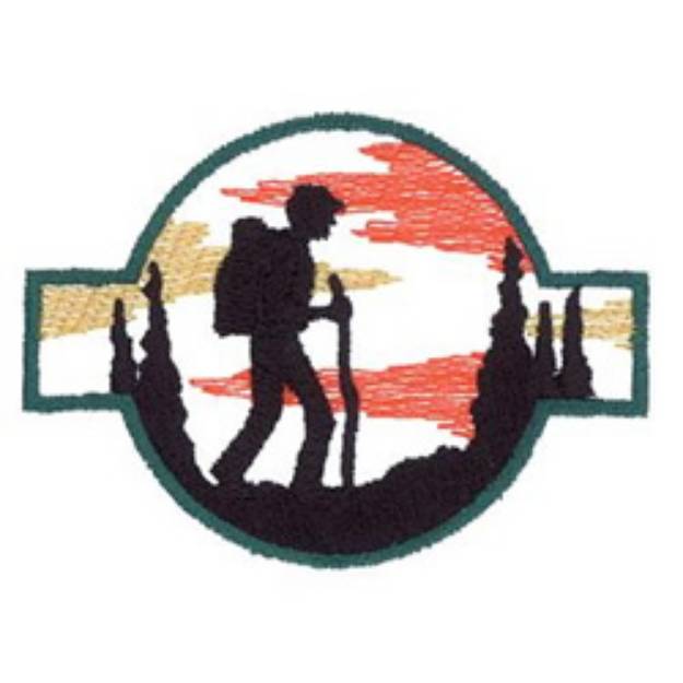Picture of Hiker Machine Embroidery Design