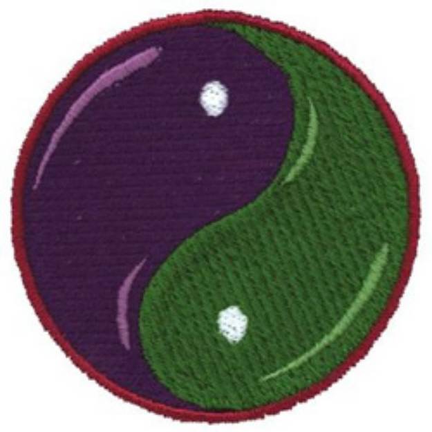 Picture of Yin & Yang Machine Embroidery Design