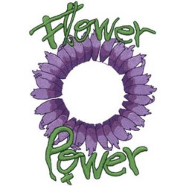 Picture of Aster Flower Power Machine Embroidery Design
