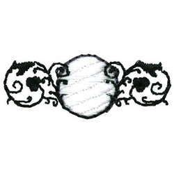 Golf Ball Crest Machine Embroidery Design