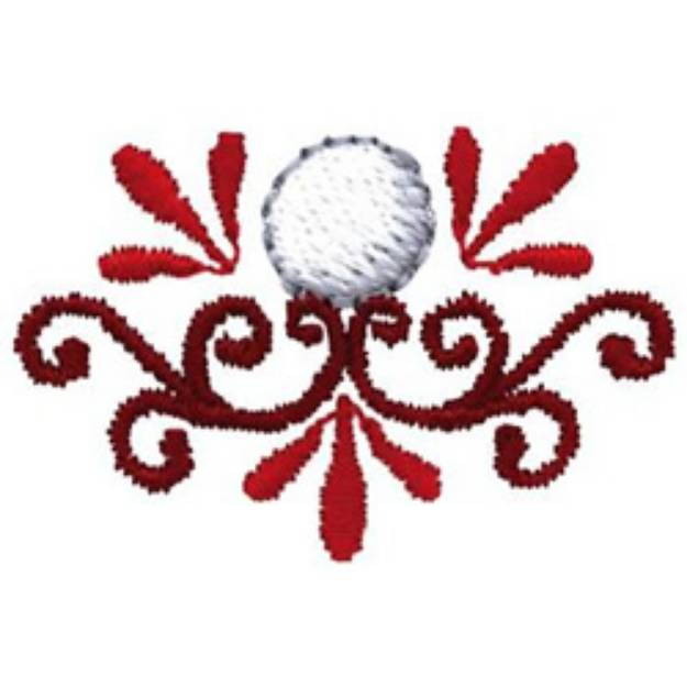 Picture of Golf Scroll Machine Embroidery Design