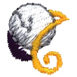 Golf Ball Design Machine Embroidery Design