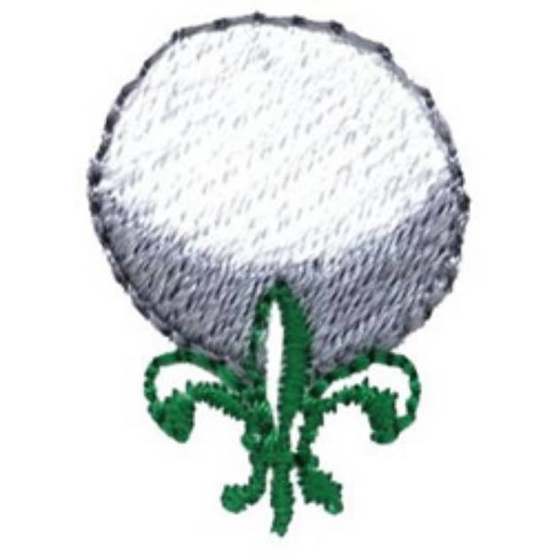 Picture of Golf Flourish Machine Embroidery Design