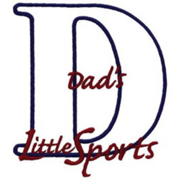 Picture of Dads Little Sports Machine Embroidery Design