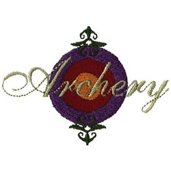Archery Machine Embroidery Design