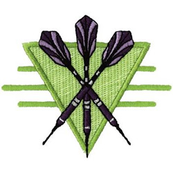 Darts Logo Machine Embroidery Design