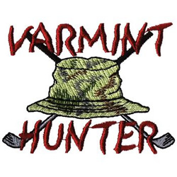 Varmint Hunter Machine Embroidery Design