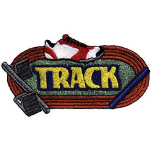 Picture of Track Machine Embroidery Design