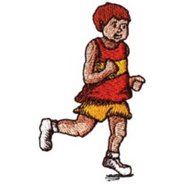 Picture of Track Boy Machine Embroidery Design