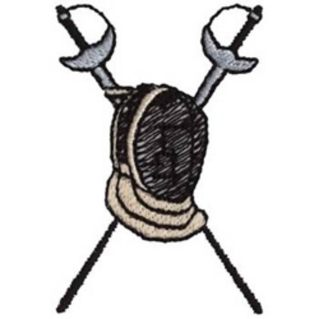 Picture of Fencing Gear Machine Embroidery Design