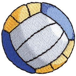 Beach Volleyball Machine Embroidery Design