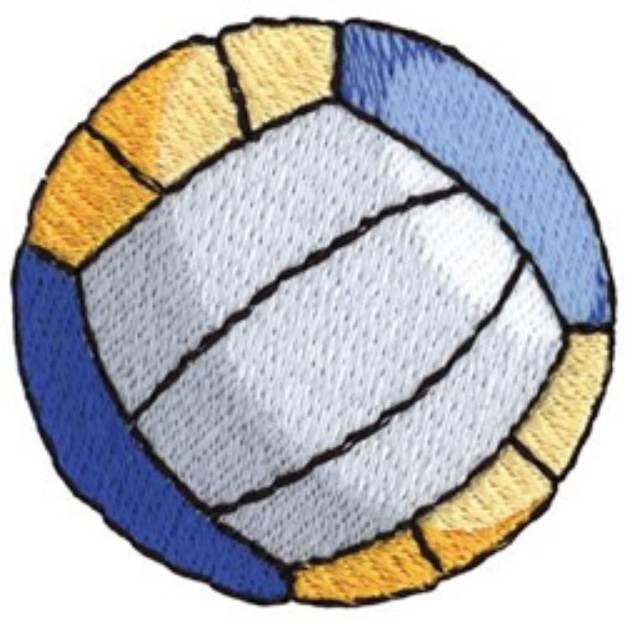 Picture of Beach Volleyball Machine Embroidery Design
