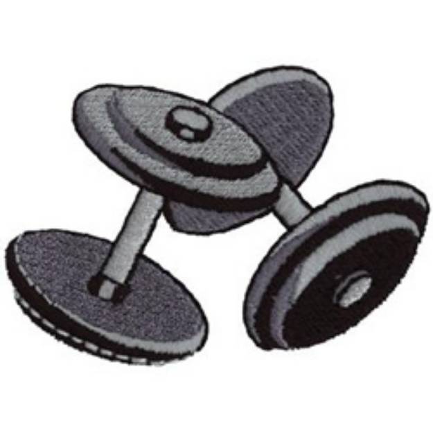 Picture of Weights Machine Embroidery Design