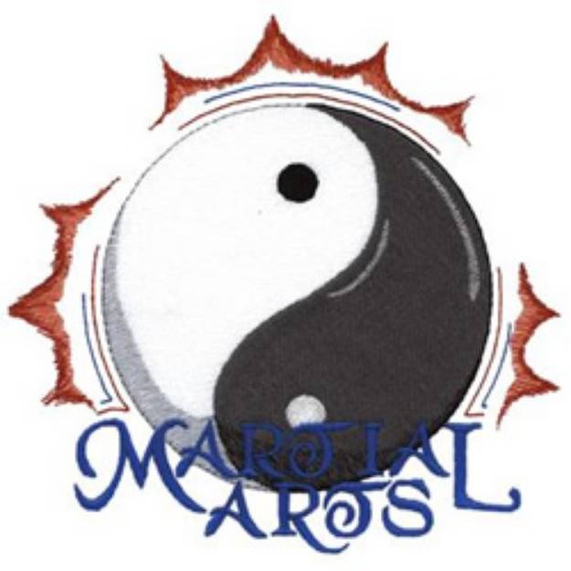 Picture of Martial Arts Machine Embroidery Design
