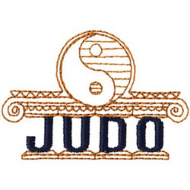 Picture of Olympic Judo Machine Embroidery Design