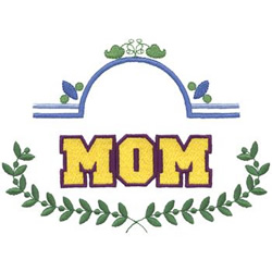 Mom Laurel Machine Embroidery Design