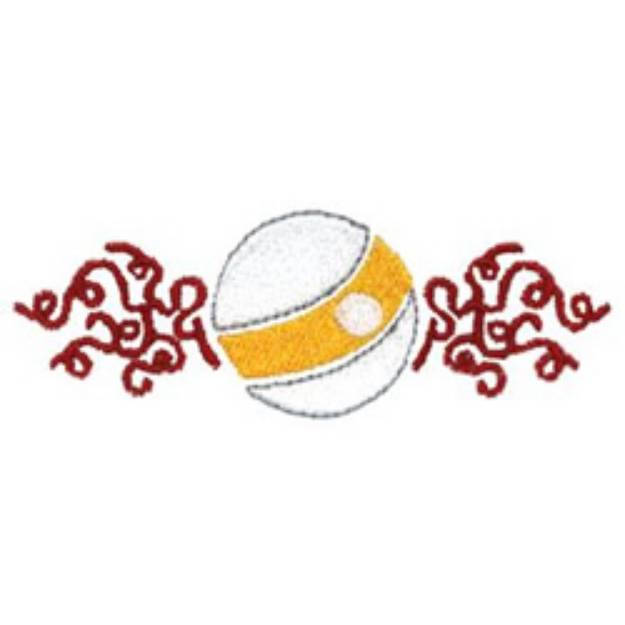 Picture of Pool Ball Machine Embroidery Design
