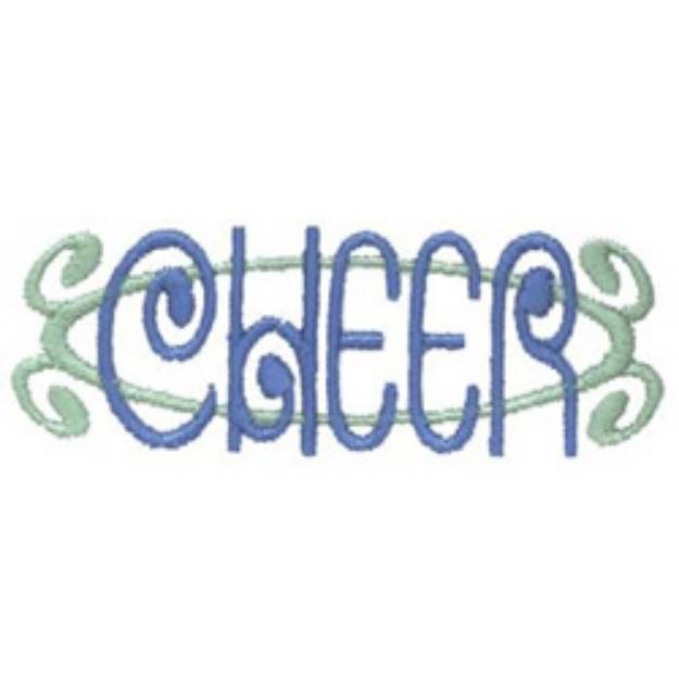 Picture of Cheer Logo Machine Embroidery Design