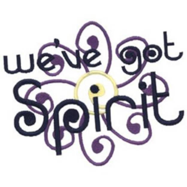 Picture of Weve Got Spirit Machine Embroidery Design